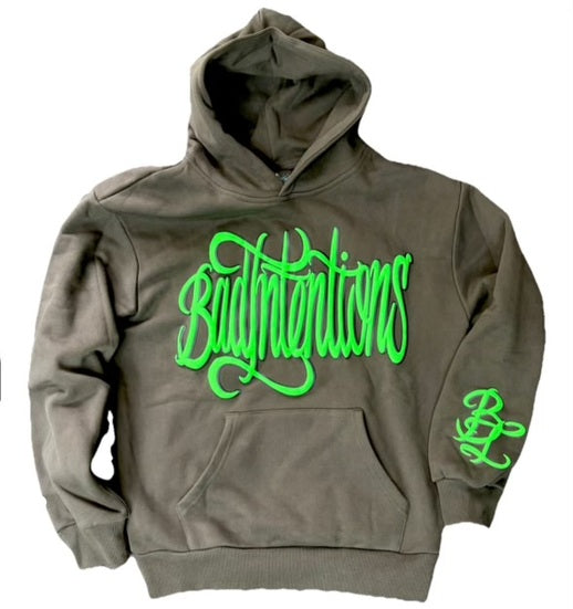 Bad Intentions Puff Print Logo Hoodie