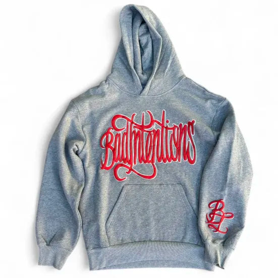 Bad Intentions Puff Print Logo Hoodie