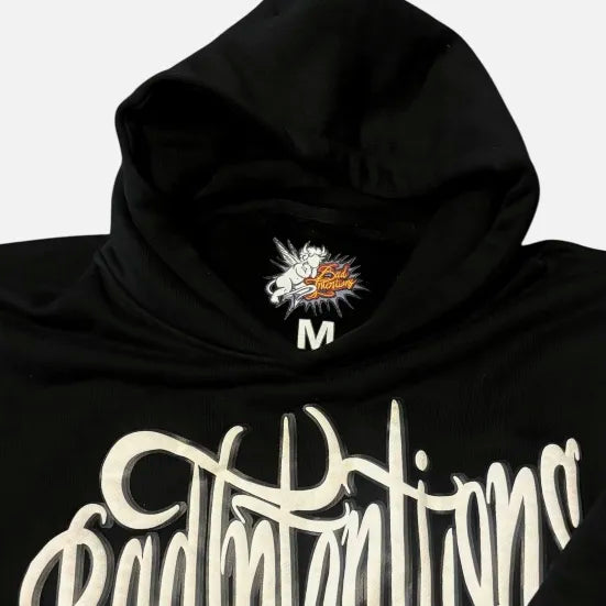 Bad Intentions Puff Print Logo Hoodie